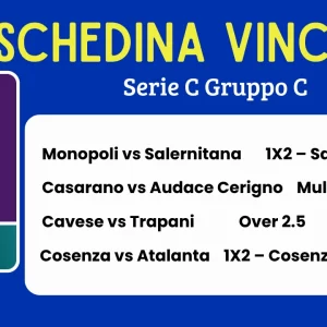 Schedina Vincente – Serie C 12 Ottobre 2025